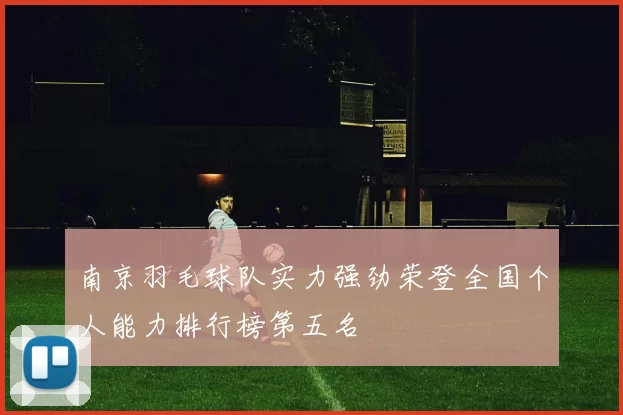 南京羽毛球队实力强劲荣登全国个人能力排行榜第五名